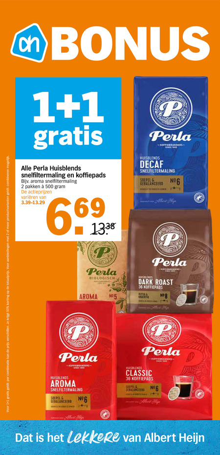 albert heijn koffie aanbieding
